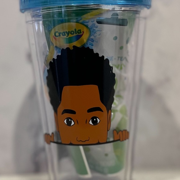 Mystery Items Inside Kids Handmade Afrocentric Acrylic Tumblers - Picture 5 of 7